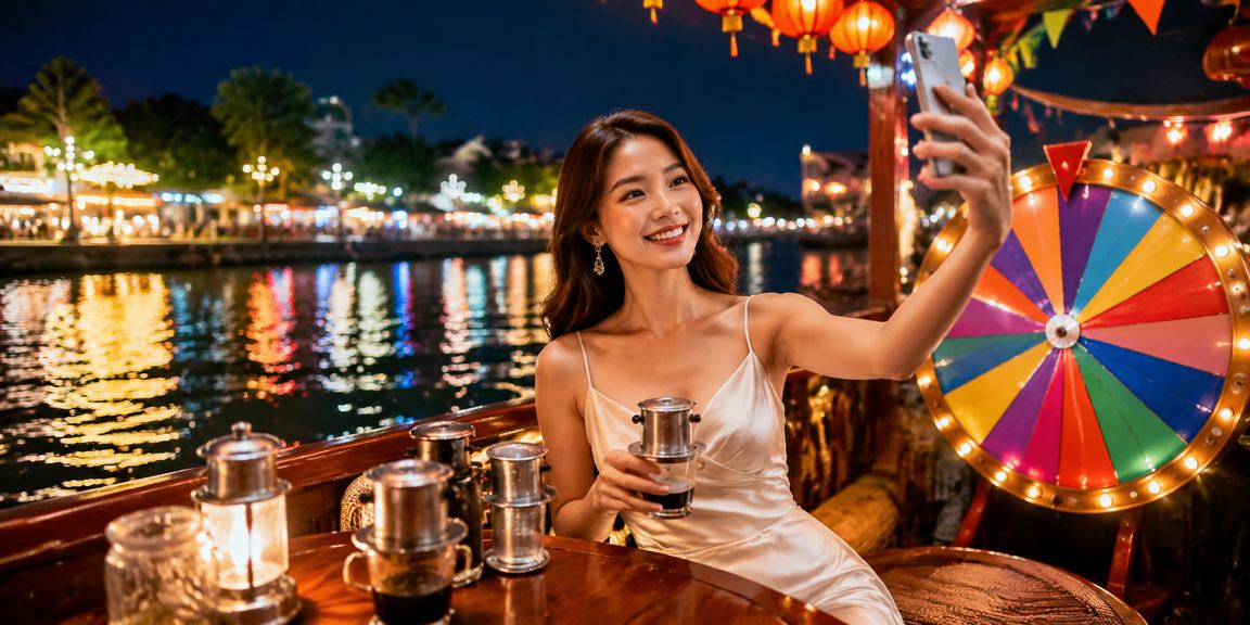 Người Hà Nội ngồi uống cà phê và theo dõi kết quả cược trên màn hình điện thoại