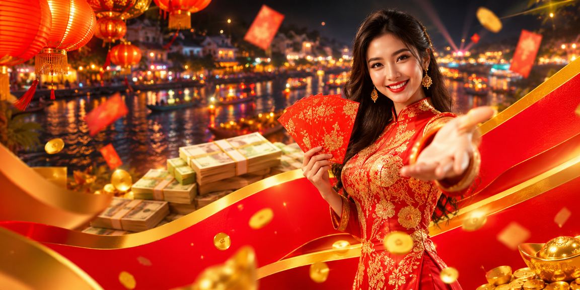 Lồng đèn đỏ trang trí dịp lễ bên sông Mekong gợi nhớ không khí thưởng thức giải trí và đặt cược trực tuyến